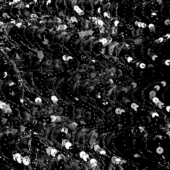 VINTAGE Lace Black Asymmetric Dress, Genuine Vintage 70s, Shiny embellished - Picture 12 of 13